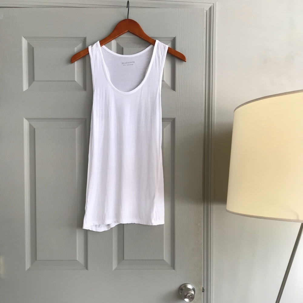 All Saints Malin Silk Tank